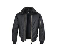 Winterjacke BRANDIT "Brandit Herren MA2 Jacket Fur Collar", Herren, Gr. M, schwarz, 100% Polyamid, unifarben, normal, amerikanischer Ausschnitt, Jacken Winterjacke (60989920-M) schwarz