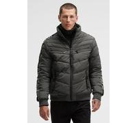 Winterjacke CAMP DAVID, Herren, Gr. XXL, grau, Material: 100% Polyester, Futter: 100% Polyester, Füllung: 100% Polyester, bedruckt, bestickt, regular fit normal, eingesetzt Rippbündchen, Jacken Winter