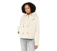Winterjacke CARTOON "Damen mit abnehmbarer Kapuze", Damen, Gr. 44, beige, Obermaterial: 78% Viskose, 12% Polyamid, 10% Elasthan, gerade, Jacken Winterjacke (13259945-44) beige