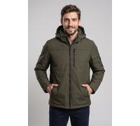 Winterjacke CASAMODA, Herren, Gr. M, grün (dunkelgrün), Web, Obermaterial: 100% Polyester, unifarben, regular fit hüftbedeckend, Rundhals, Jacken Winterjacke, mit Kapuze und Reißverschluss (24663029-M