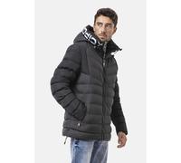 Steppjacke CIPO & BAXX, Herren, Gr. S, schwarz, Web, Obermaterial: 100% Polyester, unifarben mit Farbeinsatz, normal, gerader Abschluss, Jacken Steppjacke (53241748-S) schwarz