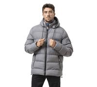 Winterjacke CIPO & BAXX "Jacke", Herren, Gr. XL, grau (anthrazit), 100% Polyester, unifarben, casual, regular fit normal, Langarm, Jacken, im Steppdesign (99390413-XL) anthrazit