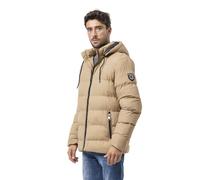 Winterjacke CIPO & BAXX "Jacke", Herren, Gr. XXL, beige, 100% Polyester, unifarben, regular fit normal, Jacken, im Steppdesign (38889807-XXL) beige