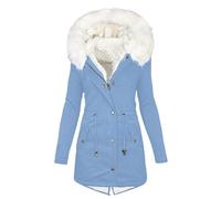 Winterjacke Damen Lang Warm Gefüttert Female Steppjacke Damen Mantel Ski-Jacken für Damen Winterjacke Wattierte Jacke Damen Softshell Jacke Damen Mantel Winter Elegant Damen Winterparka Grün
