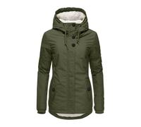 Winterjacke Damen Schwarz,Damen Winter Lange Parka Mantel Gepolstert Mit Kapuze Warme Baumwolle Gesteppt Outdoor Jacke Puffer Overcoat,Kurze Steppjacke Damen,Damen Jacke Winter,C Army Green,L