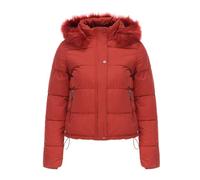 Winterjacke Damen Warm Kurz - Steppjacke Damen Mit Kapuze Übergangsjacke Warm Warm Jacke Kurzmantel Kurz Baumwolle Kapuzenjacke Mit Fellkapuze Steppjacke Wintermantel Kapuzenjacke Softshelljacke