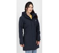 Winterjacke DEPROC ACTIVE "MONTREAL LONG WMN", Damen, Gr. 50 (XL), blau (navy), Web, 96% Polyester. 4% Elasthan, hüftbedeckend, Windstopperbündchen mit Daumenlöchern,mit Schneefang,mit verstellbarem K