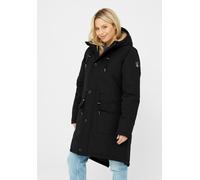 Winterjacke DERBE "Festholm" Gr. 38, black, caramel Damen Jacken (38076357-38) black, caramel