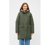 Winterjacke DERBE "Festholm", Damen, Gr. 40, cypress, cobblestone, Obermaterial: 100% Polyester; Füllung: 100% Polyester; Futter: 100% Polyester, normal, Windstopperbündchen, Jacken Winterjacke, Wasse