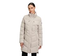 Winterjacke GIL BRET, Damen, Gr. 38, grau (chateau gray), Steppware, Obermaterial: 100% Polyester, unifarben, regular fit kniefrei, gerader Abschluss, Jacken Winterjacke, mit Kapuze (66665126-38) chat