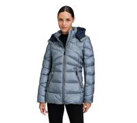Winterjacke GIL BRET, Damen, Gr. 44, blau (real teal), Steppware, Obermaterial: 100% Polyester, unifarben, regular fit taillenbedeckt, gerader Abschluss, Jacken Winterjacke, mit Kapuze (20316422-44) r