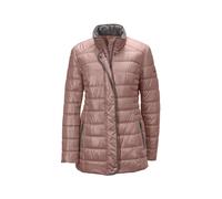 Winterjacke GOLDNER "Detailreiche Steppjacke", Damen, Gr. 42, rosa (mauve), Obermaterial: 100% Polyester PES., figurumspielend, Sonstiges, Jacken Winterjacke, Feine Kontrastpaspel an Knopfleiste, Krag