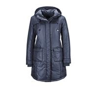 Winterjacke GOLDNER "Kurzgröße Anorak", Damen, Gr. 21, blau (marine), Obermaterial: 100% Polyester PES., Rippe, Jacken Winterjacke, Ziersteppung (11056255-21) marine