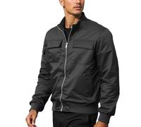 Winterjacke Herren Elegant,Freizeitjacken für Herren für den Alltag. Slim FitDesign. Reißverschlussdetails. Perfekte Kombination mit Jeans für Herbst und Winter. Pflegeleichte Jacke