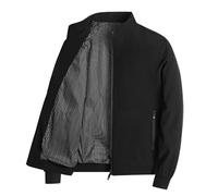 Winterjacke Herren Elegant,Herren Herbstjacke Business Windjacke Frühlings und Herbsttrend Einfache Stehkragenjacke