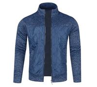 Winterjacke Herren Elegant,Herren und Winter Patchwork und Casual Style Sport Freizeit Sweatshirt Cardigan Mantel Herrenbekleidung