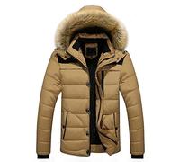 Winterjacke Herren - Winter Warm Steppjacke Herren Mit Kapuze Daunenjacke Leichte Winterparka Herren 4Xl Elegant Fleecejacke Grey Jacken Für Jungen Dick Kapuzenjacke Oversized 3xl