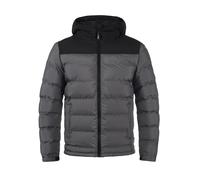 Indicode IDGaius Herren Winterjacke Steppjacke Herrenjacke mit Kapuze, Größe:2XL, Farbe:Dk Grey (910)