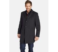 Winterjacke JAN VANDERSTORM "Mantel UNSKA", Herren, Gr. 64, grau (dunkelgrau), Obermaterial: 50% Wolle mw. 40% Polyester COOLMAX PES(Coolmax). 10% sonstige Fasern AF., Mäntel Winterjacke (47616404-64)