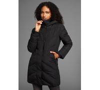 Winterjacke KANGAROOS, Damen, Gr. 34, schwarz, Obermaterial: 100% Polyester. Futter: 100% Polyester. Wattierung: 100% Polyester, figurumspielend, Rippbündchen, Jacken Winterjacke, mit hochschließendem