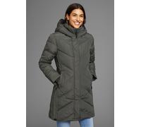 Winterjacke KANGAROOS, Damen, Gr. 42, grün (dunkelgrün), Obermaterial: 100% Polyester. Futter: 100% Polyester. Wattierung: 100% Polyester, figurumspielend, Rippbündchen, Jacken Winterjacke, mit hochsc