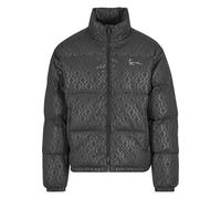 Winterjacke KARL KANI "Karl Kani Aop Signature Puffer Jacket", Damen, Gr. L, schwarz, 100% Polyester, mehrfarbig, normal, amerikanischer Ausschnitt, Jacken Winterjacke (78166141-L) schwarz