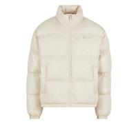 Winterjacke KARL KANI "Karl Kani Aop Signature Puffer Jacket", Herren, Gr. S, light sand, 100% Polyester, mehrfarbig, normal, amerikanischer Ausschnitt, Jacken Winterjacke (85572804-S) light sand