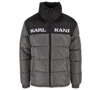 KARL KANI Steppjacke mit Label-Stitching in Anthrazit, Größe S