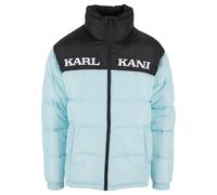 Winterjacke KARL KANI "Karl Kani Karl Kani Retro Essential Puffer Jacket", Herren, Gr. XL, light blau, 100% Polyester, mehrfarbig, normal, amerikanischer Ausschnitt, Jacken Winterjacke (68564839-XL) l