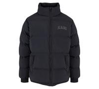 Winterjacke KARL KANI "Karl Kani Karl Kani Serif 89 Puffer Jacket", Damen, Gr. S, schwarz, 100% Polyester, mehrfarbig, normal, amerikanischer Ausschnitt, Jacken Winterjacke (15752000-S) schwarz