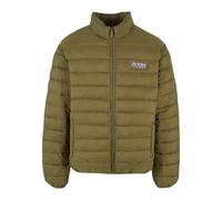 Winterjacke KARL KANI "Karl Kani Karl Kani Sport Patch Light Puffer Jacket", Herren, Gr. L, olive, 100% Polyester, mehrfarbig, normal, amerikanischer Ausschnitt, Jacken Winterjacke (53794745-L) olive