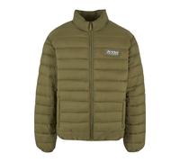Winterjacke KARL KANI "Karl Kani Karl Kani Sport Patch Light Puffer Jacket", Herren, Gr. M, grün (olive), 100% Polyester, mehrfarbig, normal, amerikanischer Ausschnitt, Jacken Winterjacke (53794745-M)