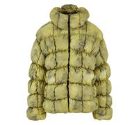 Winterjacke KARL KANI "Karl Kani Karl Kani Sport Patch Square Quilted Puffer Jacket", Herren, Gr. XL, lime grün, 100% Polyester, mehrfarbig, normal, amerikanischer Ausschnitt, Jacken Winterjacke (1473