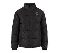Winterjacke KARL KANI "Karl Kani KK OgAop Puffer Jacket", Herren, Gr. XS, schwarz, 100% Polyester, mehrfarbig, normal, amerikanischer Ausschnitt, Jacken Winterjacke (33787811-XS) schwarz
