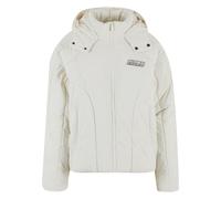 Winterjacke KARL KANI "Karl Kani KK Sport Patch Arctic Puffer Jacket", Herren, Gr. S, weiß, 100% Polyester, unifarben, normal, ohne Ausschnitt, Jacken Winterjacke (57618566-S) weiß
