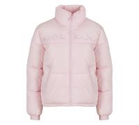 Winterjacke KARL KANI "Karl Kani Retro Essential Puffer Jacket", Damen, Gr. XS, pink, 100% Polyester, unifarben, normal, amerikanischer Ausschnitt, Jacken Winterjacke (30071454-XS)