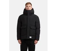 Winterjacke KHUJO "Dave", Herren, Gr. XL (54), schwarz, Obermaterial: 100% Polyester; Futter: 100% Polyester; Wattierung: 100% Polyester, gerade hüftbedeckend, Ärmel ohne Ärmelschlitz normaler Saum, J