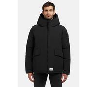 khujo Herren Winterjacke mit Kapuze und gesteppten Ärmeln Gero-YM Black Gr. L