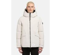 Winterjacke KHUJO "Gero-YM", Herren, Gr. M (50), weiß (sanftes weiß), Material: 85% Polyester, 15% Baumwolle. Futter: 100% Polyester. Wattierung: 100% Polyester, gerade hüftbedeckend, Ärmel ohne Ärmel