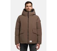 Winterjacke KHUJO "Gero-YM", Herren, Gr. XL (54), grau (taupe), Material: 85% Polyester, 15% Baumwolle; Futter: 100% Polyester; Wattierung: 100% Polyester, gerade hüftbedeckend, Ärmel ohne Ärmelschlit