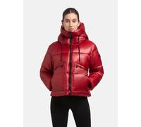 Winterjacke KHUJO "Luna", Damen, Gr. XS (34), rot, Obermaterial: 100% Nylon; Innenfutter: 100% Polyester; Wattierung: 100% Polyester; Ärmelfutter: 100% Polyester, gerade hüftlang, hoch geschlossener A