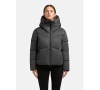 Winterjacke KHUJO "Milly", Damen, Gr. M (38), dunkelgrau, Obermaterial: 100% Polyester. Innenfutter: 100% Polyester. Wattierung: 100% Polyester. Ärmelfutter: 100% Polyester, gerade hüftlang, hoch gesc