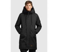 Winterjacke KHUJO "TANDEM", Herren, Gr. XXL, schwarz, Web, Obermaterial: 100% Polyester, unifarben, weit ca. Mitte Oberschenkel, Jacken Winterjacke, Kordelzug an der Taille (16054362-XXL) schwarz