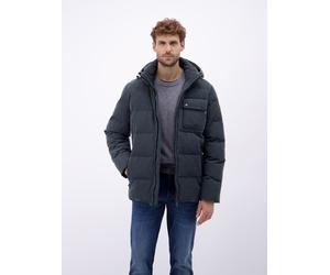 Winterjacke LERROS "Herren Steppjacke in funktionaler Cord-Optik", Herren, Gr. 3XL, blau (blau night), 100% Polyester, Jacken Winterjacke (67405700-XXXL) blau night