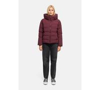 Winterjacke MARIKOO "Akiliaa", Damen, Gr. L, braun (wine), Obermaterial: 100% Polyester, Jacken Winterjacke, Warme Winterjacke mit Kapuze und taillierter Passform (38692346-L) wine