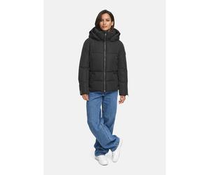 Winterjacke MARIKOO "Aleynaa", Damen, Gr. L, schwarz, Obermaterial: 100% Polyester. Innenseite: 100% Polyester. Futter: 100% Polyester, Jacken Winterjacke, mit extra hohem Kragen und elastischem Taill