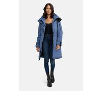 Winterjacke MARIKOO "Anoukaa", Damen, Gr. 3XL, blau (dusty blau), Obermaterial: 100% Polyester; Futter: 100% Polyester; Wattierung: 100% Polyester; Ärmelfutter: 100% Polyester, Jacken Winterjacke, lan