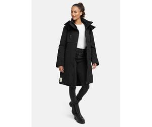 Winterjacke MARIKOO "Anoukaa", Damen, Gr. S, schwarz, Obermaterial: 100% Polyester. Futter: 100% Polyester. Wattierung: 100% Polyester. Ärmelfutter: 100% Polyester, Jacken Winterjacke, langer Parka mi