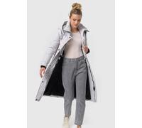 Winterjacke MARIKOO "Ayumii", Damen, Gr. L, grau (light grau), Obermaterial: 100% Polyester. Futter: 100% Polyester. Wattierung: 100% Polyester. Ärmelfutter: 100% Polyester, Jacken Winterjacke, mit ho