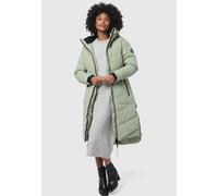 Winterjacke MARIKOO "Benikoo", Damen, Gr. XXXL, grün (smokey mint), Obermaterial: 92% Nylon, 8% Elasthan; Futter: 100% Polyester; Wattierung: 100% Polyester; Ärmelfutter: 100% Polyester, Langarm, Jack
